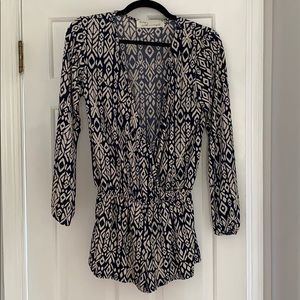 Long sleeve romper